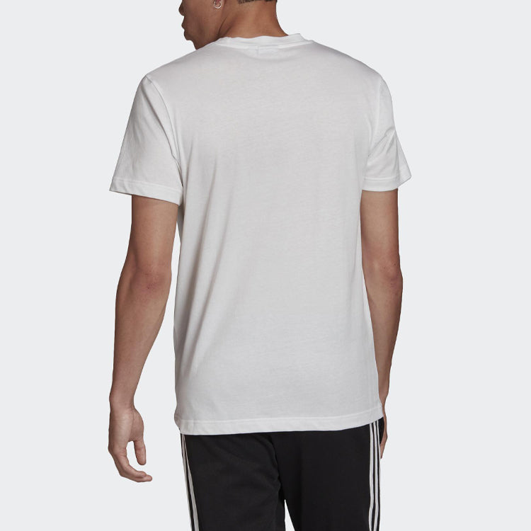 adidas originals Solid Color Logo Short Sleeve White FM3355