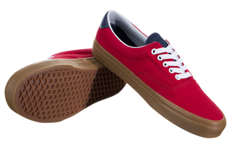 Vans Era 59 Casual Skateboarding Shoes Unisex Red VN0A38FSU8P