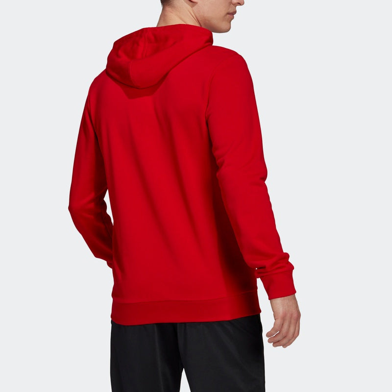 adidas M Bl Ft Hd logo Printing Drawstring Sports Pullover Red GV0249