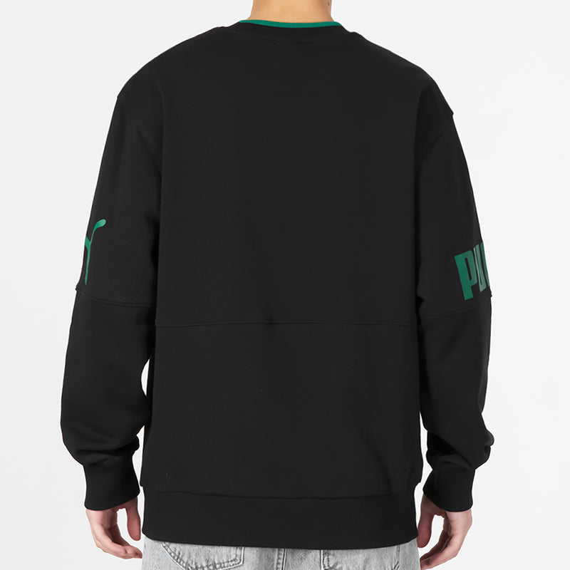 PUMA Power Crew Long Tee 'Black' 676666-51