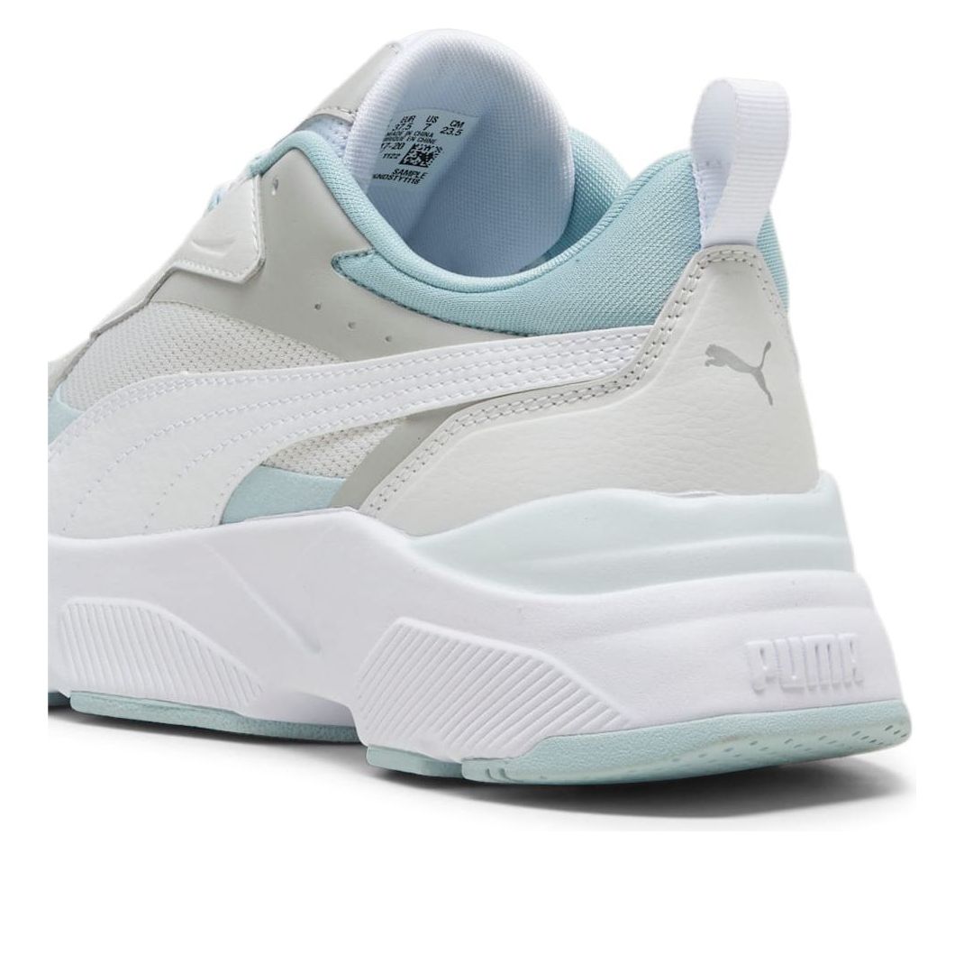 (WMNS) PUMA Cassia 'Grey White Turquoise' 384647-20