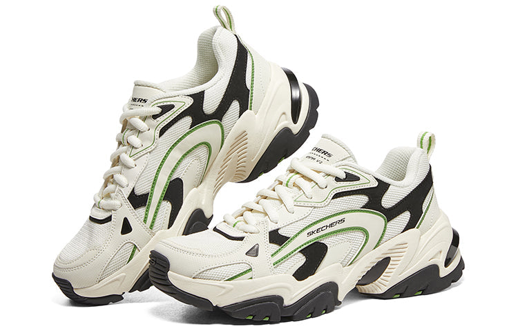 (WMNS) Skechers Stamina V2 'Natural Black' 896245-NTBK