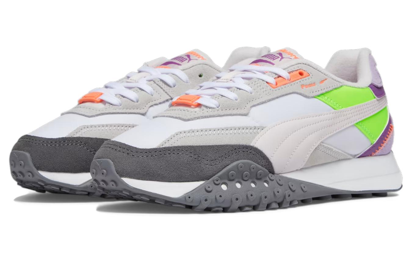(WMNS) PUMA Blacktop Rider 'Cool Dark Grey Lime' 395461-12