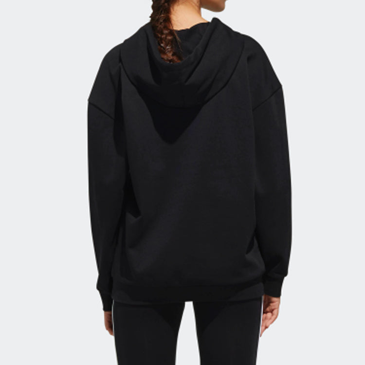 (WMNS) adidas neo Casual Sports Pullover Black DZ7595