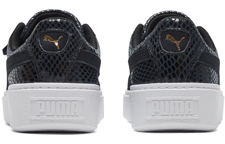(WMNS) PUMA Platform Snake Lux Black 369904-01