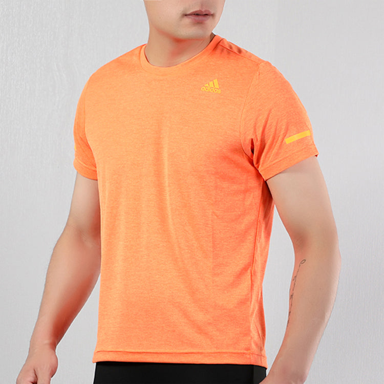 adidas CHILL TEE M Training Sports Short Sleeve Orange FL8579
