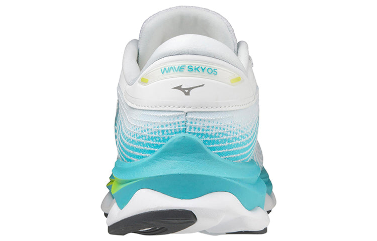 (WMNS) Mizuno Wave Sky 5 'White Blue Curacao' J1GD210200