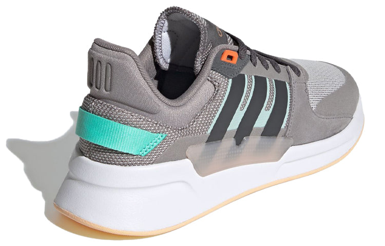 (WMNS) adidas neo Run 90s 'Grey White Green' EG8659