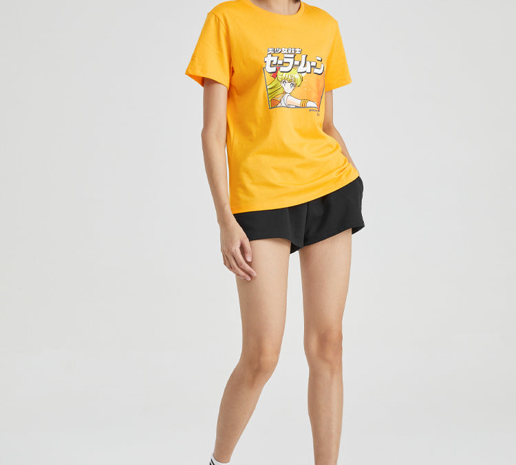 Skechers SS20 x Sailor Moon Tee Orange L120W118-0045