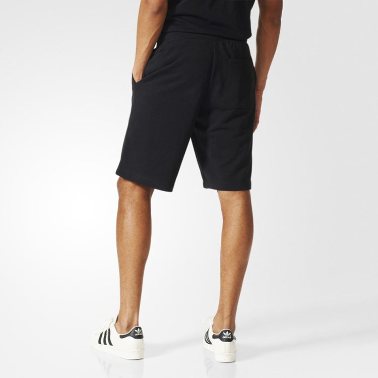 adidas originals Logo Printing Casual Sports Running Shorts Black AJ7634