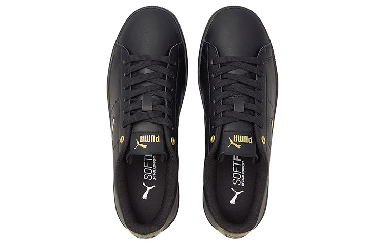 (WMNS) PUMA Vikky V2 Cat Metallic Shoes Black/Gold 375913-02
