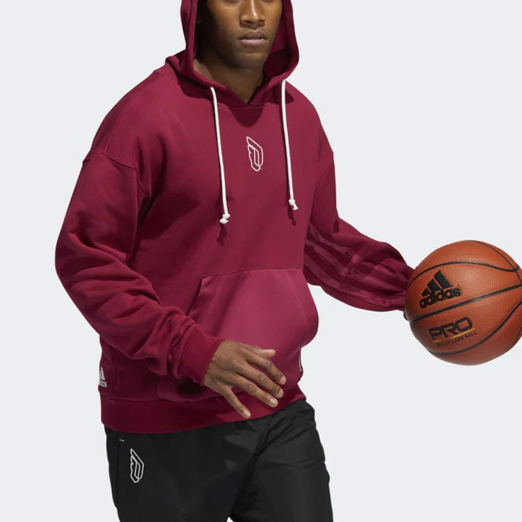 Men's adidas Dame 8 Inn Hdy Lillard Basketball Sports Printing Wine Red HB5466