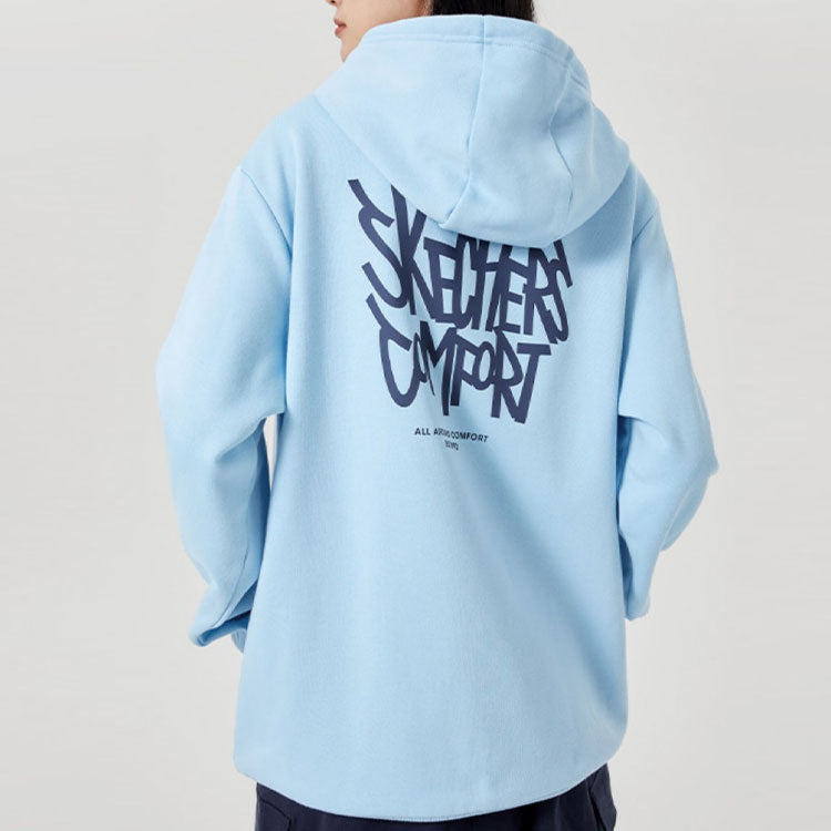 Skechers Graphic Hoodie 'Blue Black' L322U105-01CQ