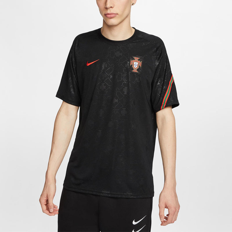 Nike Portugal National Team 20/21 Pre Match Jersey 'Black' CD2579-010