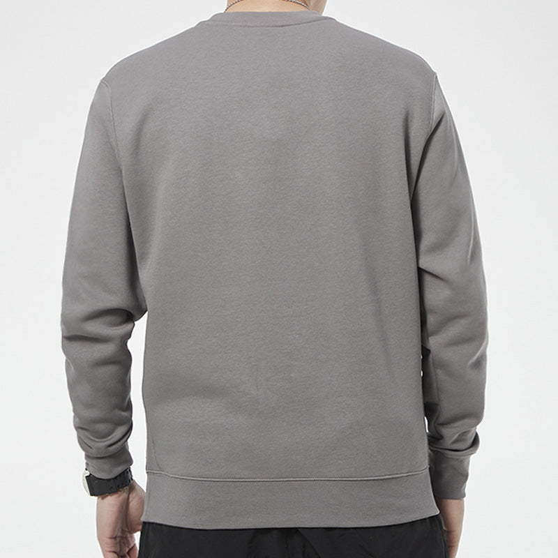 Nike Logo Casual Sports Round Neck Pullover Gray BV2663-029