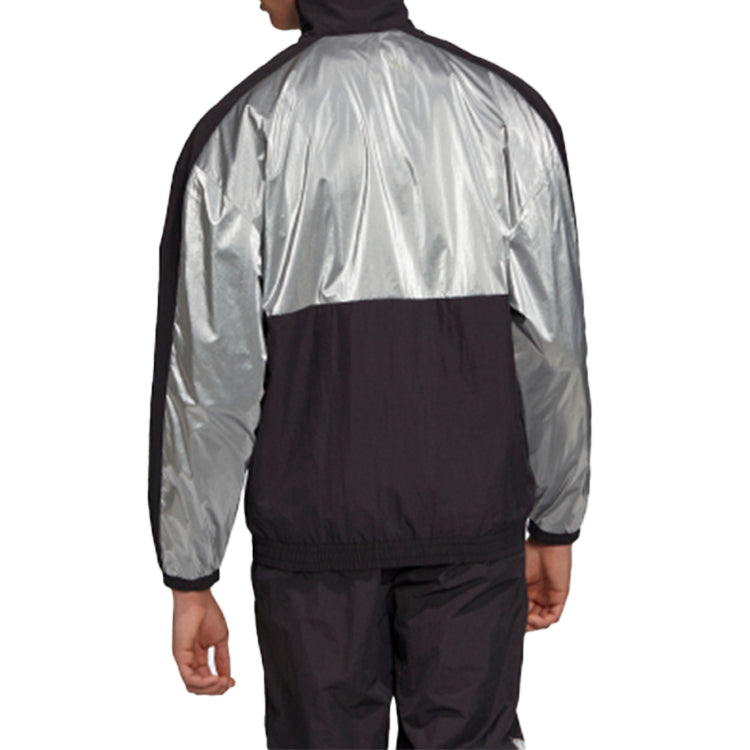 adidas originals TLM 02 Trackt Colorblock Sports Stand Collar Jacket Black GD5801