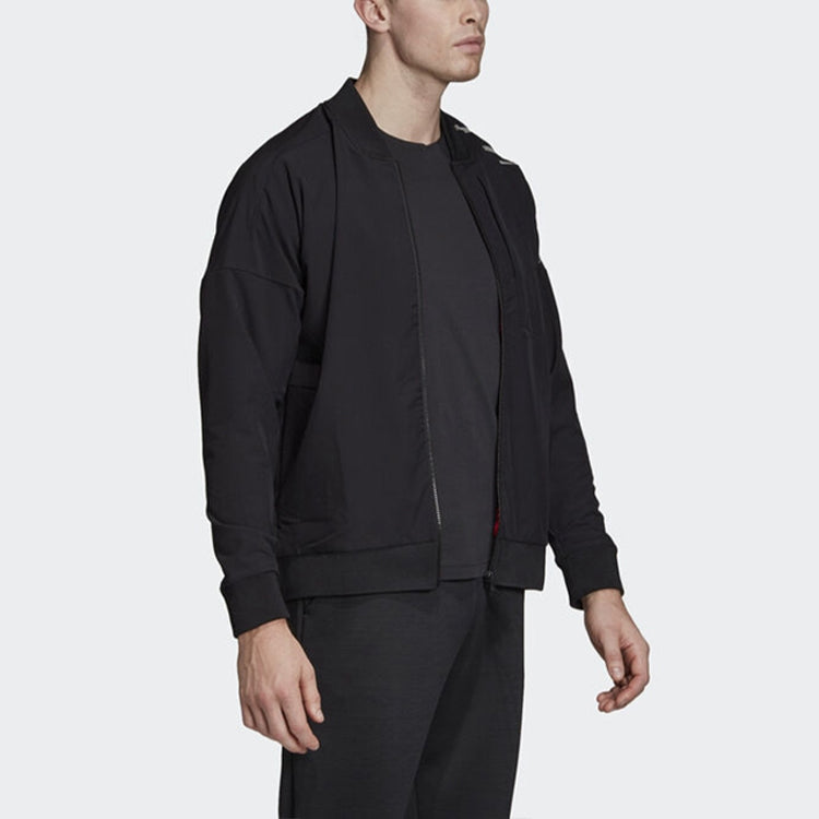 adidas M zne bmbr wvn Sports Stand Collar Jacket Black EB5221
