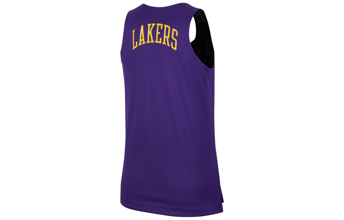 (WMNS) Nike x NBA LA Lakers Reversible Training Jersey 'Black Purple' DA2395-010