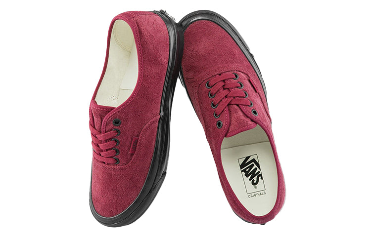Vans OG Authentic LX 'Velvet Emboidery - Leopard Pomegranate' VN0A4BV99RH