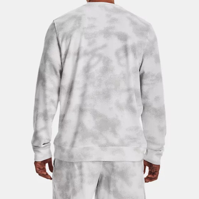 Under Armour Rival Terry Nov Crew 'White Grey' 1377186-100