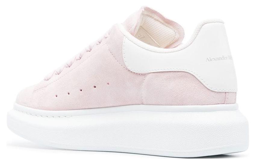 (WMNS) Alexander McQueen Suede Oversized Sneaker 'Light Pink' 650792WIA5E5738