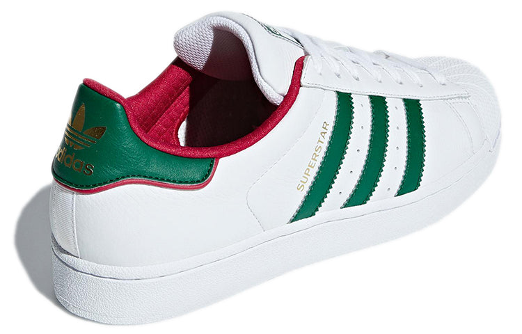 adidas originals Superstar Sneakers White/Green BC0198