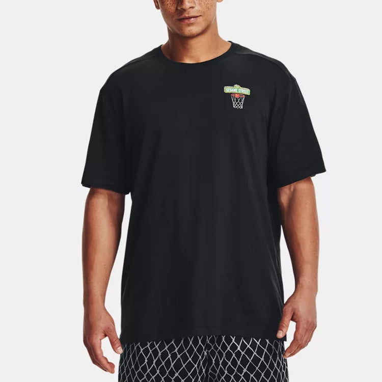 Under Armour Curry Sesame Street Graphic Tee 'Black' 1366621-001