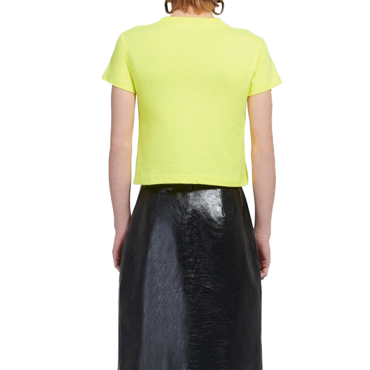 Balenciaga Printing BB Short Sleeve Yellow 583224TFV657072