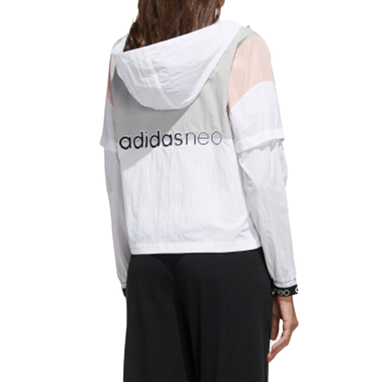 (WMNS) adidas neo W Sd Wb Sports White Jacket FN6550