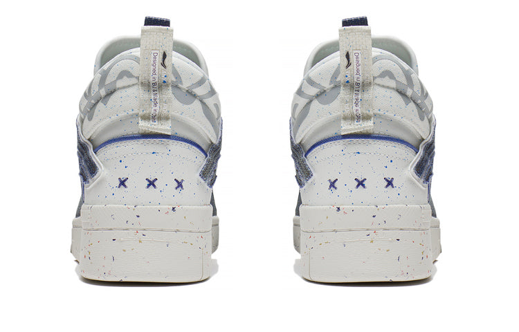 (WMNS) Li-Ning Superwave Mid 'White Navy' AGCS106-2