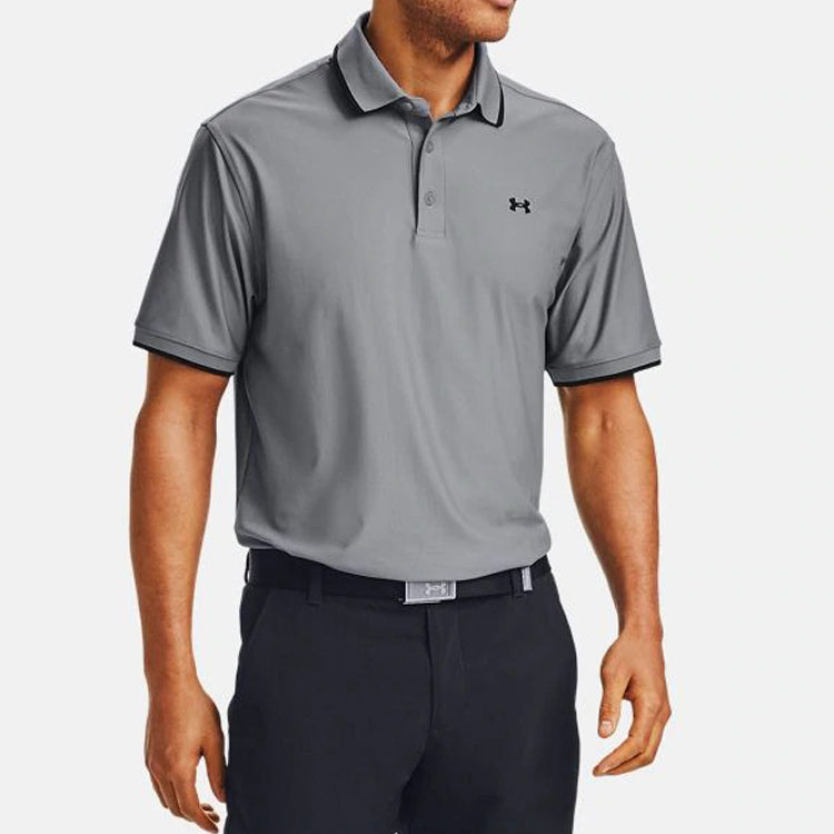 Under Armour Playoff Pique Polo Shirt 'Steel Grey' 1345459-035