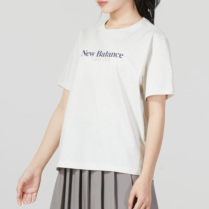 (WMNS) New Balance Tee 'White' 5ED24242-OA