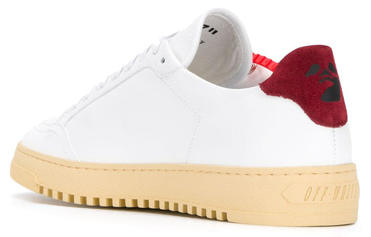 (WMNS) Off-White Arrows 2.0 Low Leisure Shoes White/Red OWIA177F20LEA0010160