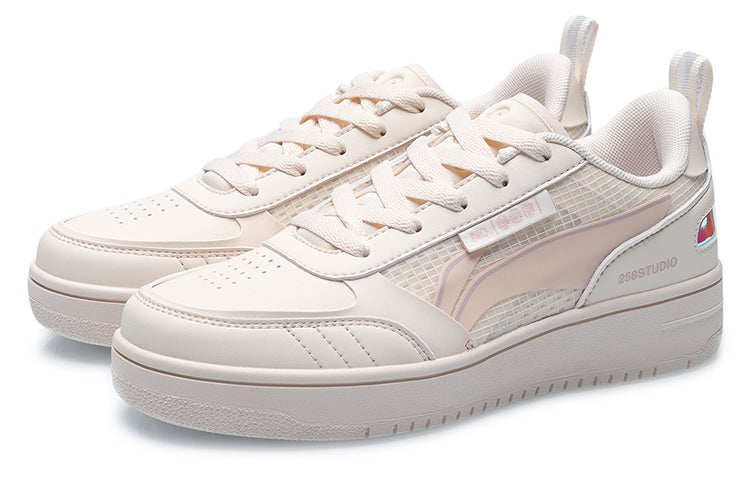 (WMNS) Li-Ning No.258 Classic Leisure Low 'Pink Beige' AGCR202-2