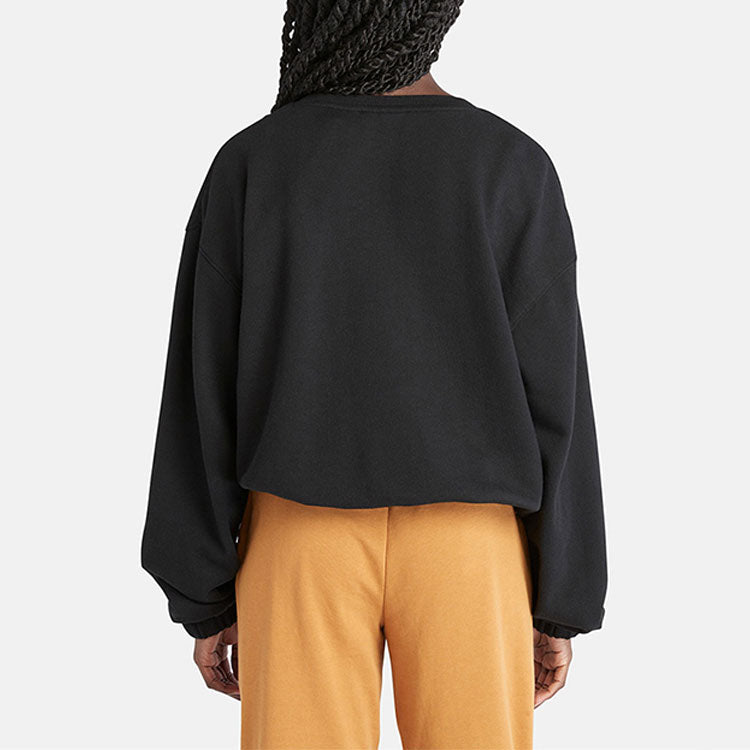 (WMNS) Timberland Bold Beginnings Mix Media Creneck Sweater 'Black' A6AA5-001