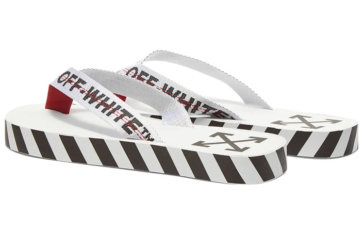 Off-White Flip Flops 'Graphic Print - ' OMIA131S20D270200100