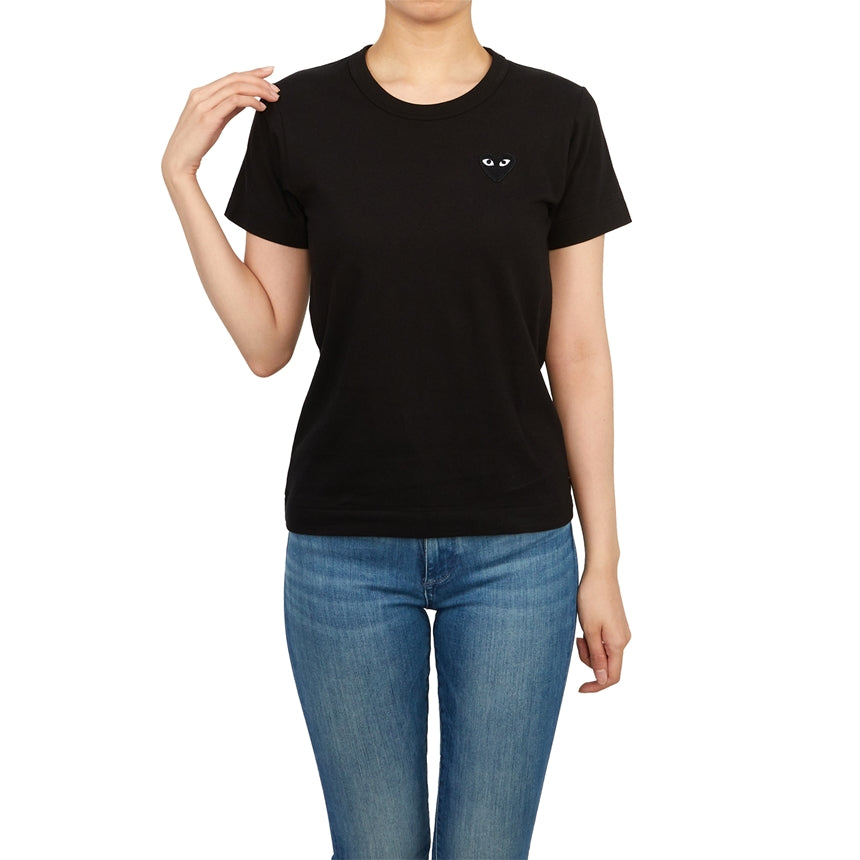 (WMNS) COMME des GARCONS PLAY FW25 Black Heart T-Shirt 'Black' AZ-T063-051-1