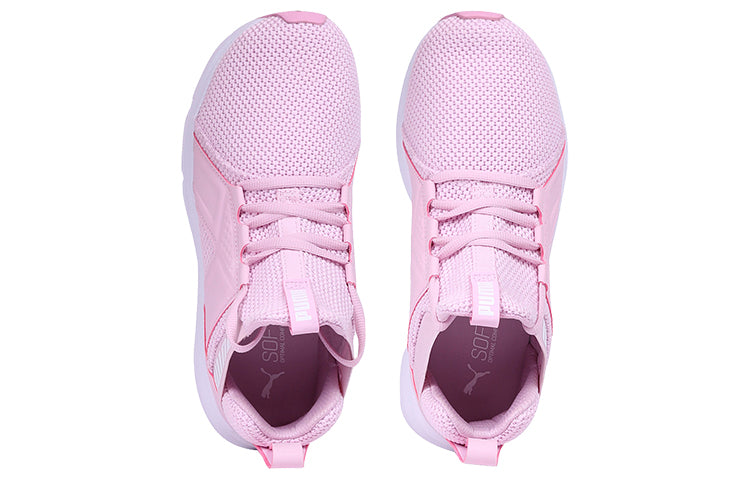 (WMNS) PUMA Enzo Weave Low Running Shoes Pink/White 191488-02