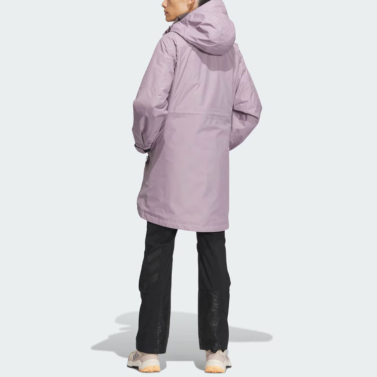 (WMNS) adidas Terrex 3-In-1 Rain.Rdy Super Inner Jacket 'Pink Brown' IP0728