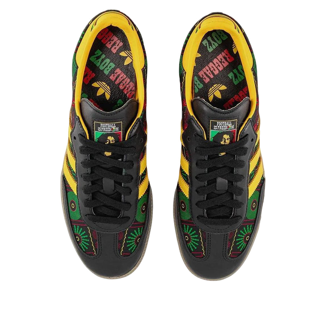 adidas Samba OG Bob Marley Football Is Freedom 'Core Black Bold Gold Pure Ruby' KI8571