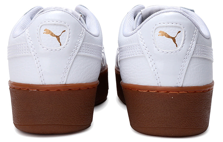 (WMNS) PUMA Vikky Platform Leather White 364724-03
