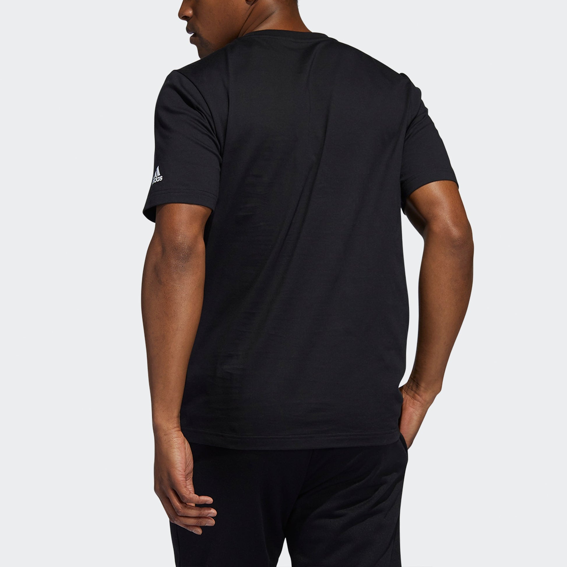 adidas China Tee Basketball Sports Funny Printing Round Neck Short Sleeve Black GU6283