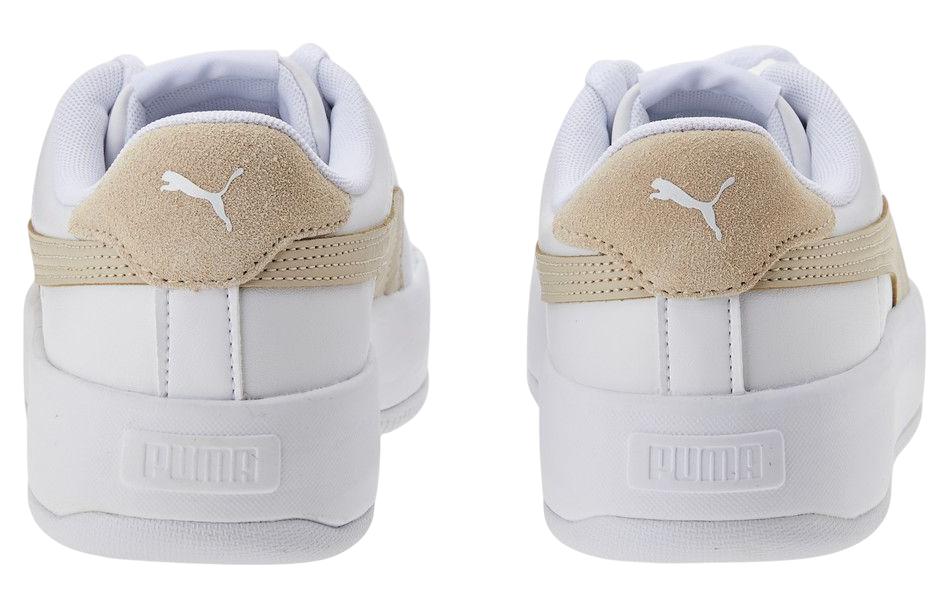 (WMNS) PUMA Lily Platform 'White Yellow' 384617-08