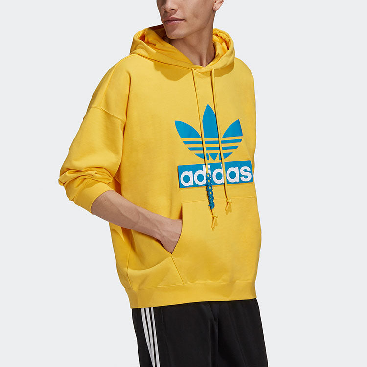 adidas originals Big Trfl Logo Pattern Sports Yellow H36281