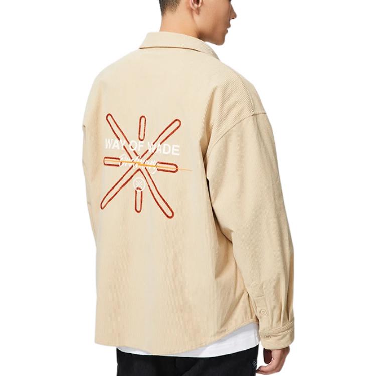 Li-Ning Way Of Wade Graphic Corduroy Jacket 'Creamy Brown' AFDSB25-3