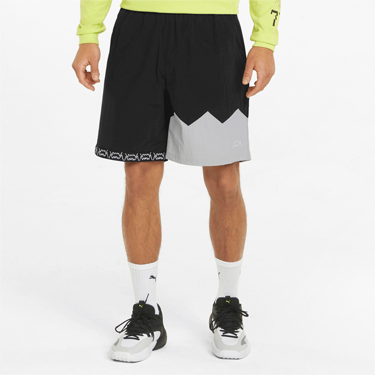 PUMA Jaws Woven Basketball Shorts 'Black' 534186-01