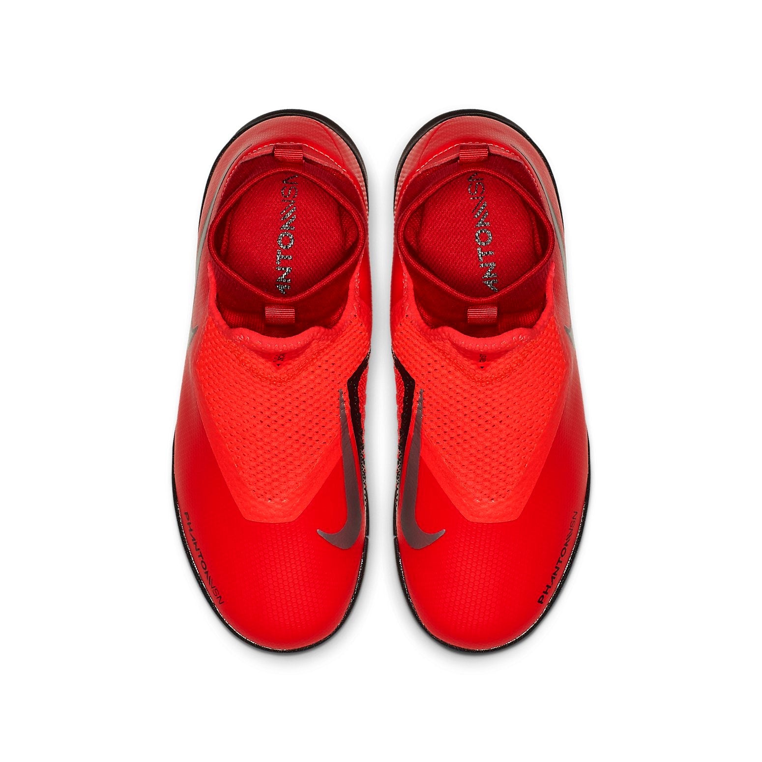 (GS) Nike Phantom Vision Academy DF TF 'Bright Crimson Metallic Silver Black' AO3292-600