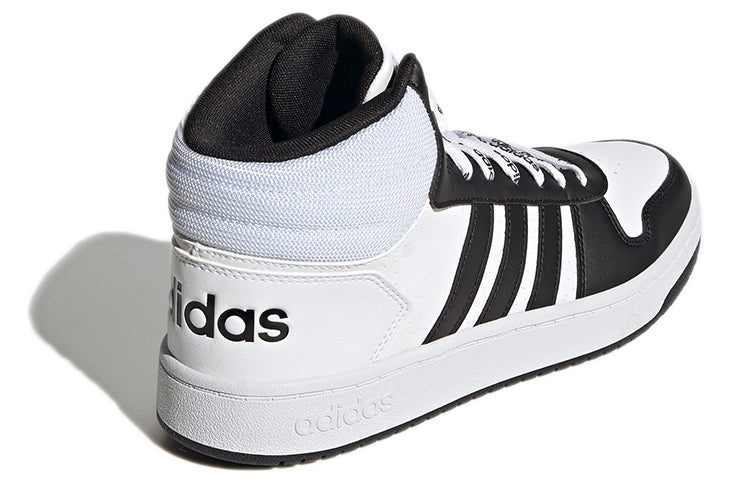 adidas Hoops 2.0 Mid 'White Black' FW4476