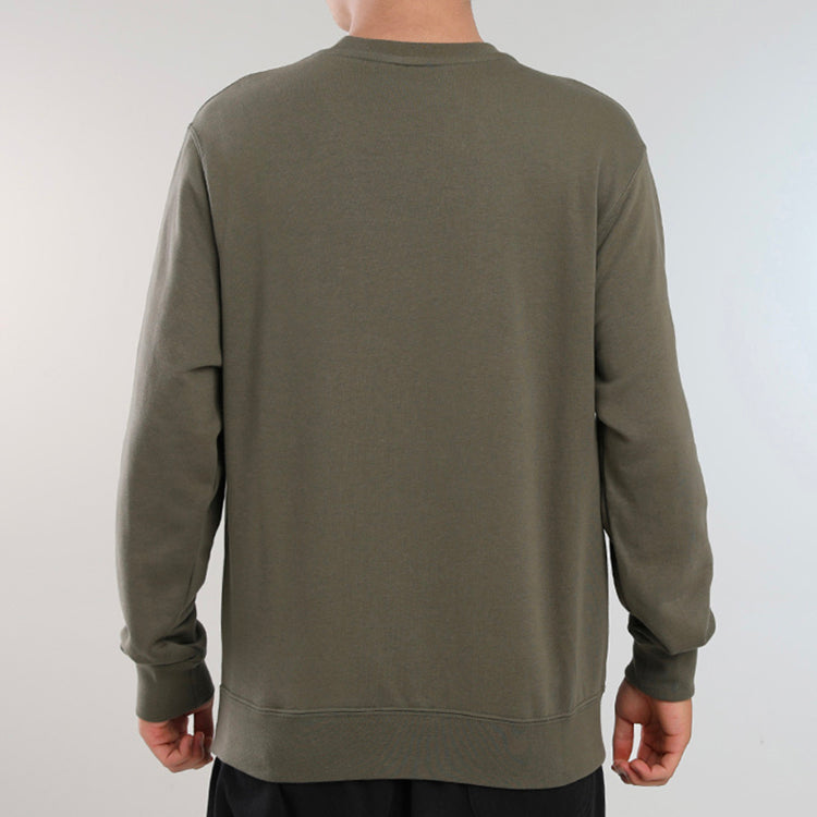 Nike Embroidered Casual Pullover Long Sleeves Yellow CU4035-380