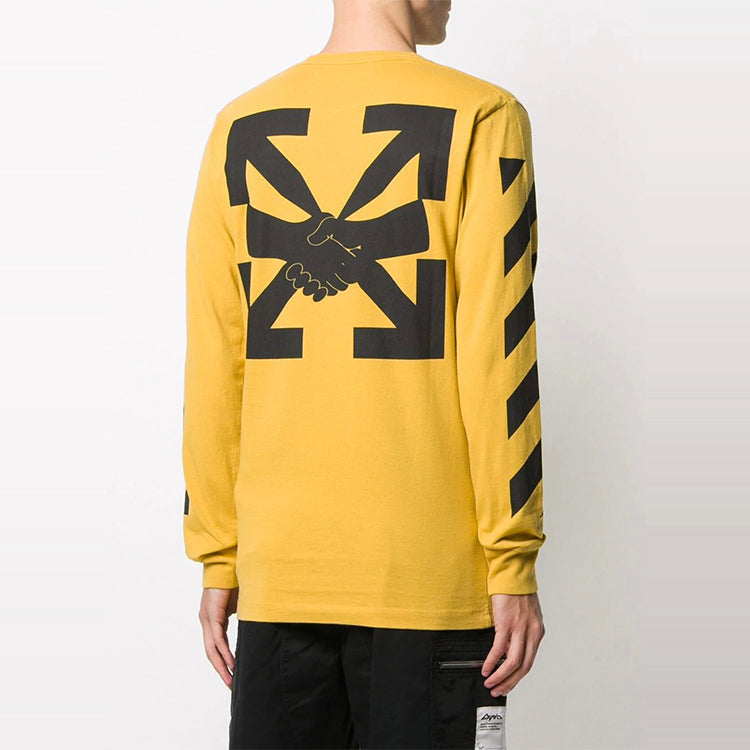 Men's Off-White Printing Yellow OMAB001F20FAB0081610